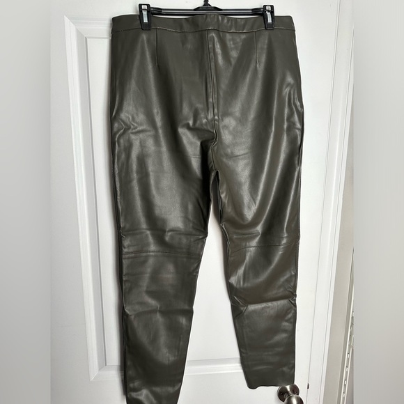 Zara Faux Leather Pants - Picture 4 of 6